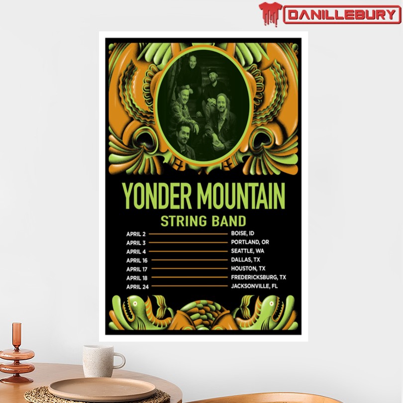 Yonder Mountain String Band April 2026 Show Poster - Image 2