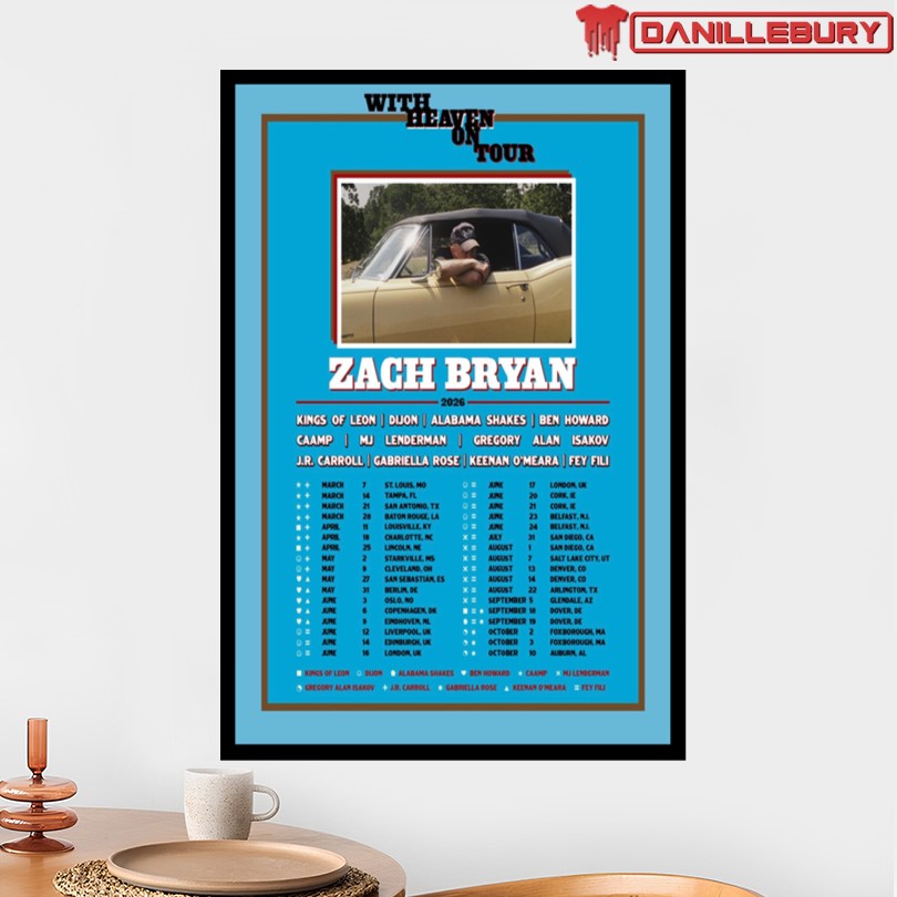 Zephyr 2026 Avalon Tour Poster - Image 2