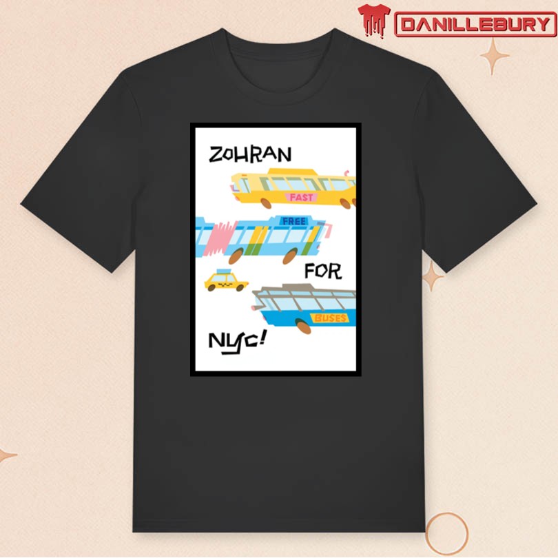 Zohran For NYC Free Buses Poster - Image 3