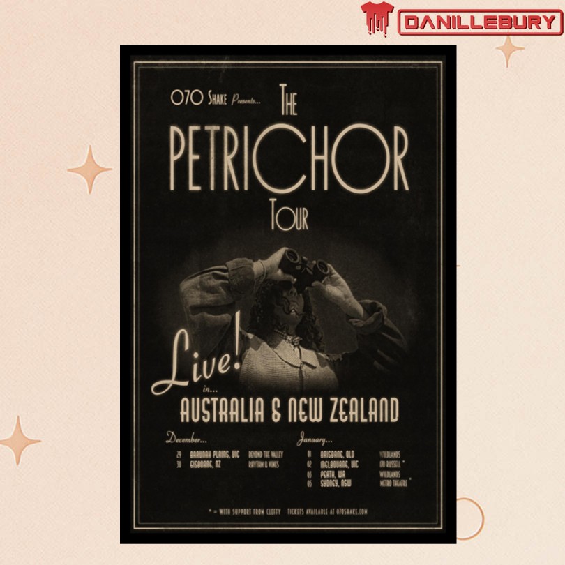 070 Shake The Petrichor Show AUS And New Zealand Poster