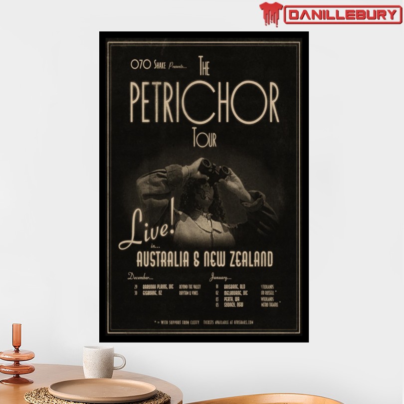 070 Shake The Petrichor Show AUS And New Zealand Poster - Image 2