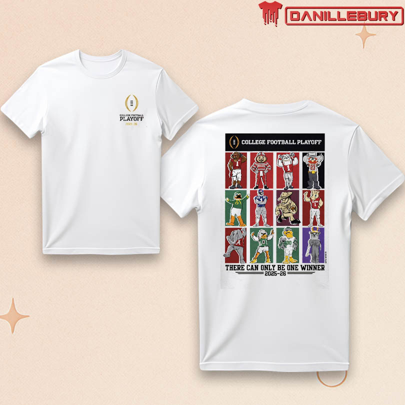 2025 College Football Playoff 12 Team Mascots Shirt