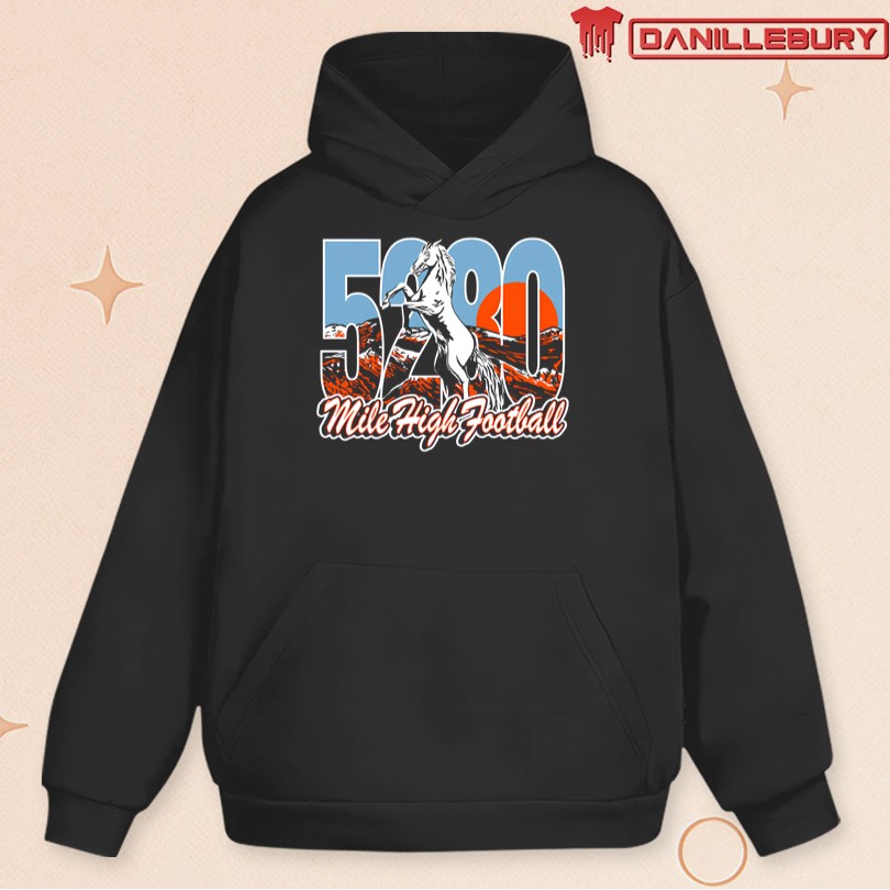 5280 Mile High Football Tee - Image 2