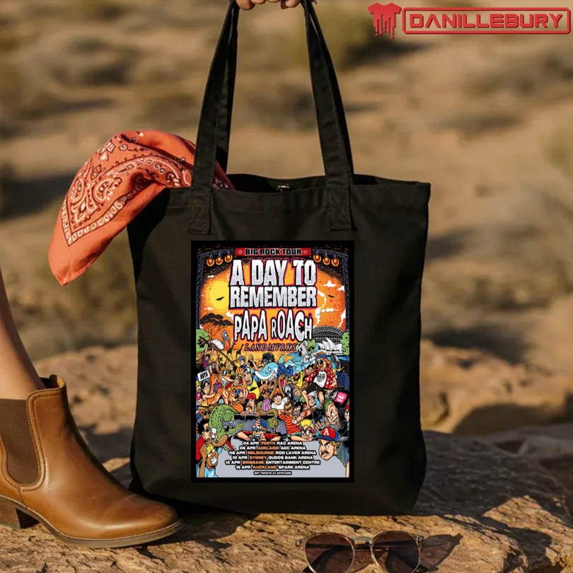 A Day To Remember Big Rock Tour Show April 2025 Poster - Image 4