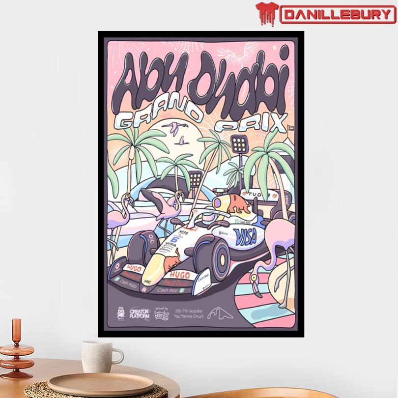 Abu Dhabi GP December 5th 7th 2025 Tour Poster - Image 2