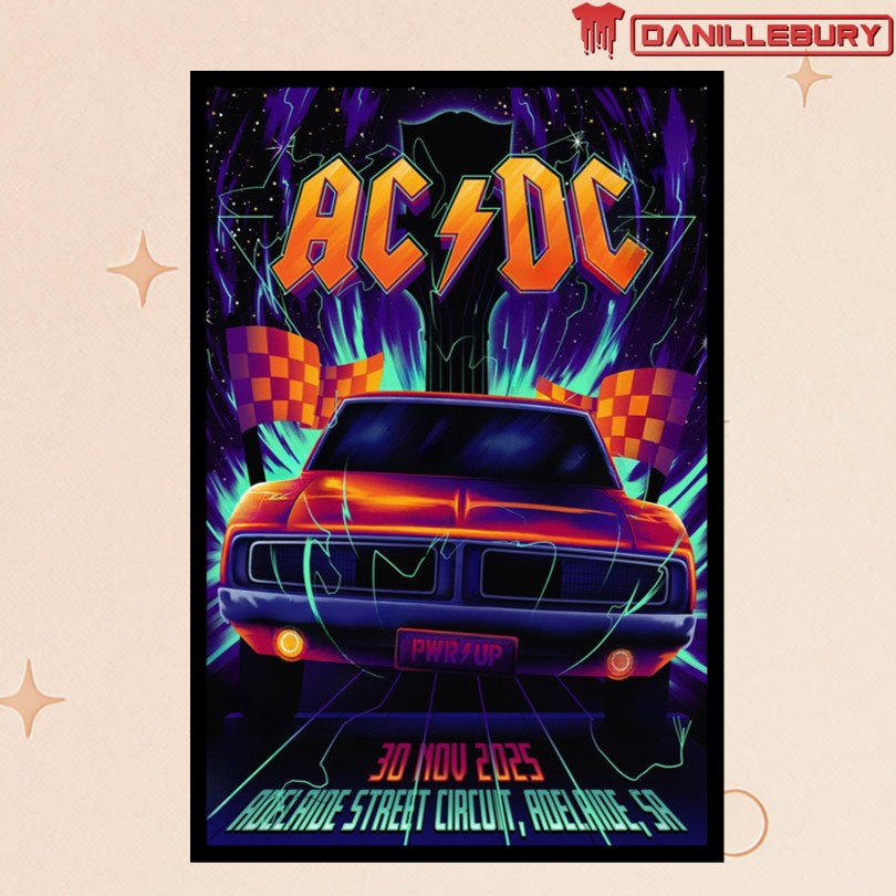 ACDC Adelaide Tour 11 30 2025 Event Poster