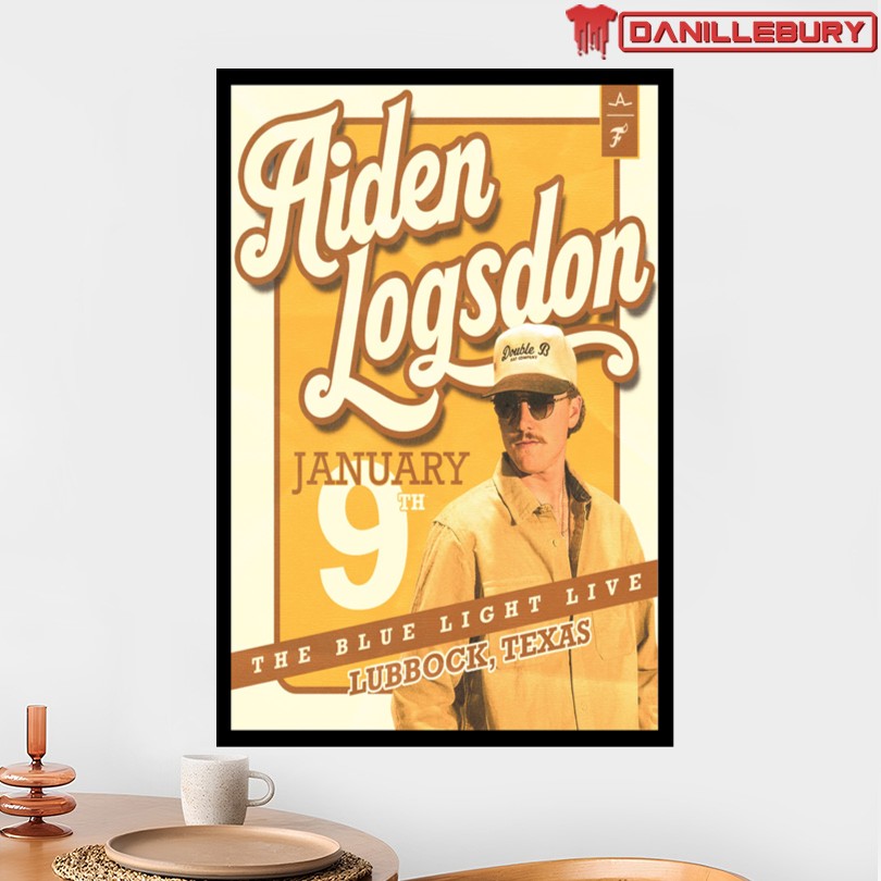 Aiden Logsdon & The Outlaws Jan 9 2026 The Blue Light Live Lubbock TX Poster - Image 2