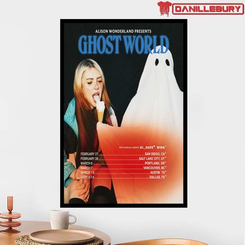 Alison Wonderland 2026 Ghost World Tour Poster - Image 2