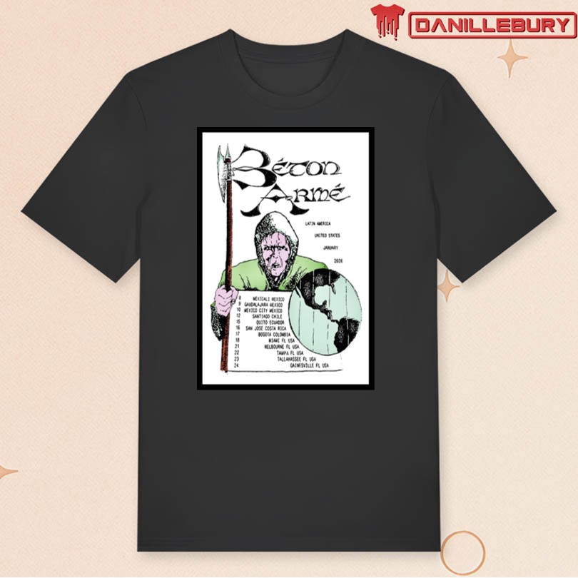 Beton Arme Latin America United States January 2026 Show Poster - Image 3