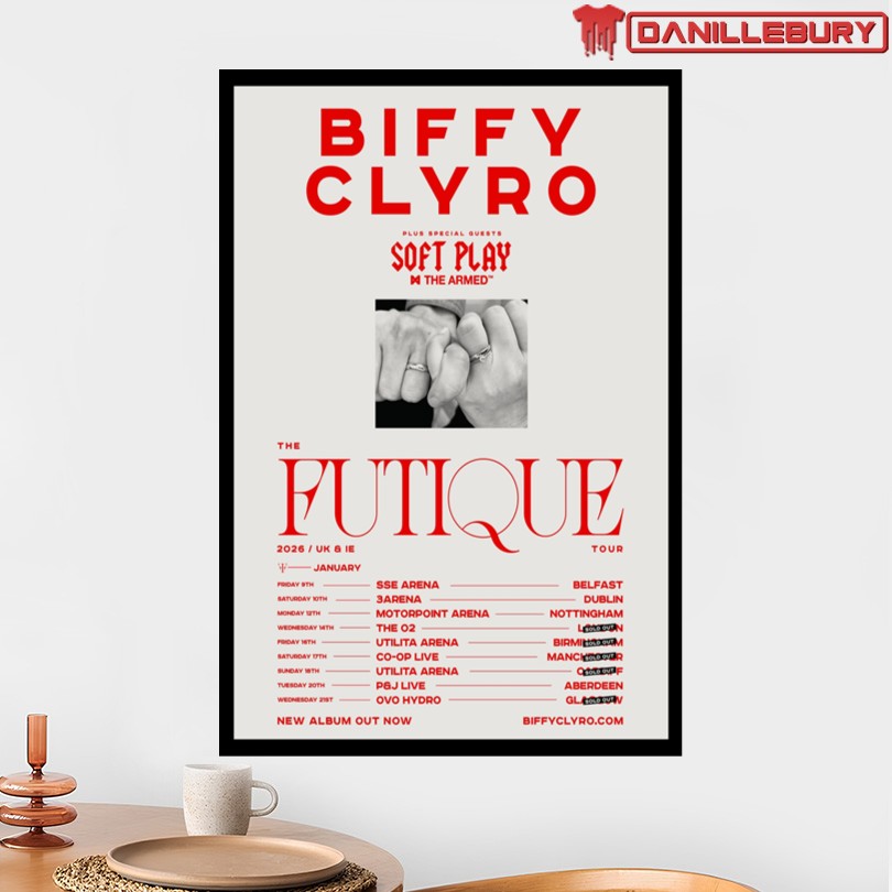 Biffy Clyro Futique Tour 2026 Poster - Image 2