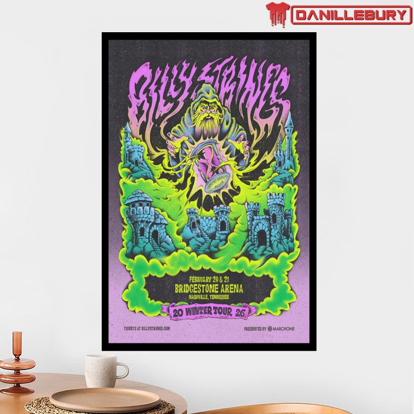 Billy Strings Winter Tour Poster 2026 - Image 2