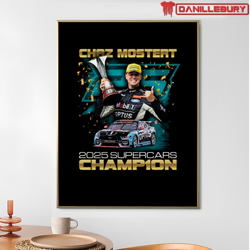 Chaz Mostert 2025 Supercars Championship T-shirt - Image 4