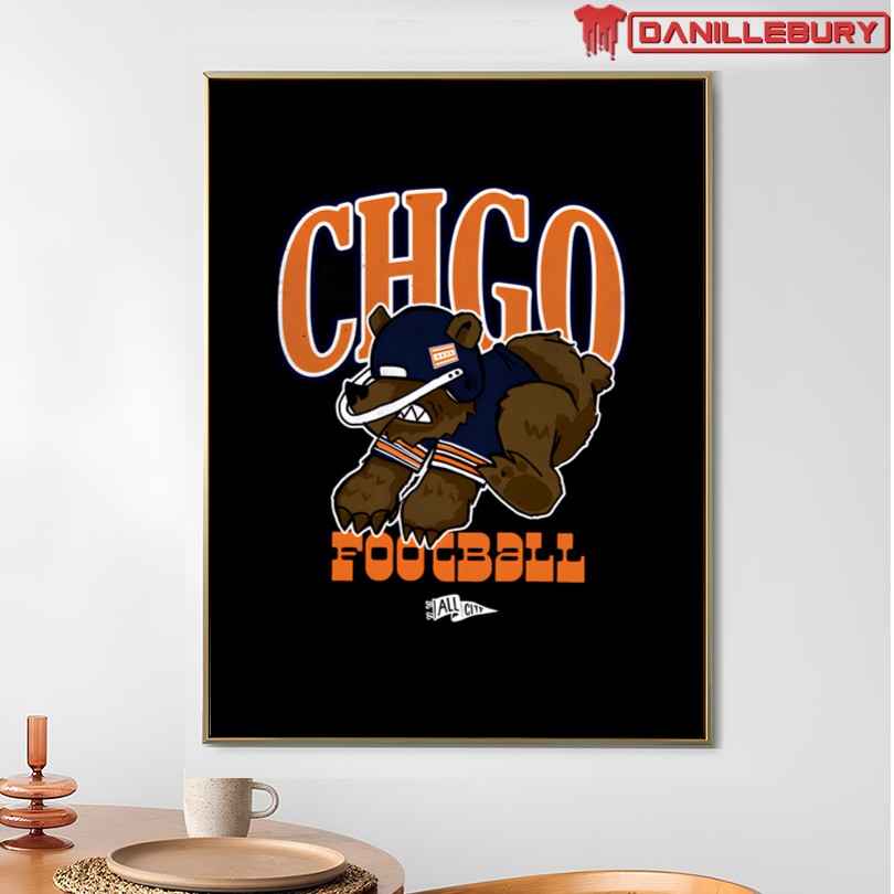 CHGO Football Cartoon T-Shirt - Image 4