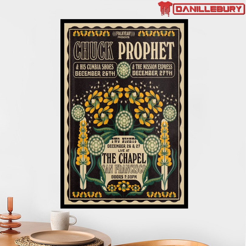 Chuck Prophet San Francisco California December 26 27 2025 Poster - Image 2
