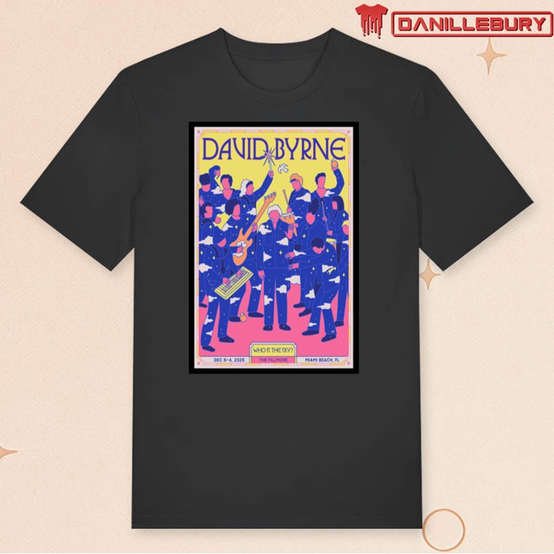 David Byrne Dec 5-6 2025 Jackie Gleason Theater Miami Beach FL Poster - Image 3