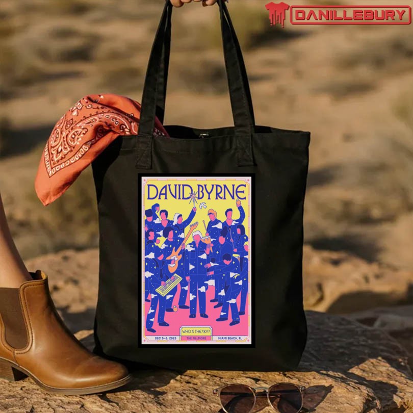 David Byrne Dec 5-6 2025 Jackie Gleason Theater Miami Beach FL Poster - Image 4