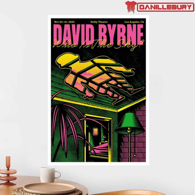 David Byrne Nov 20-21 2025 Dolby Theatre Los Angeles CA Poster - Image 2