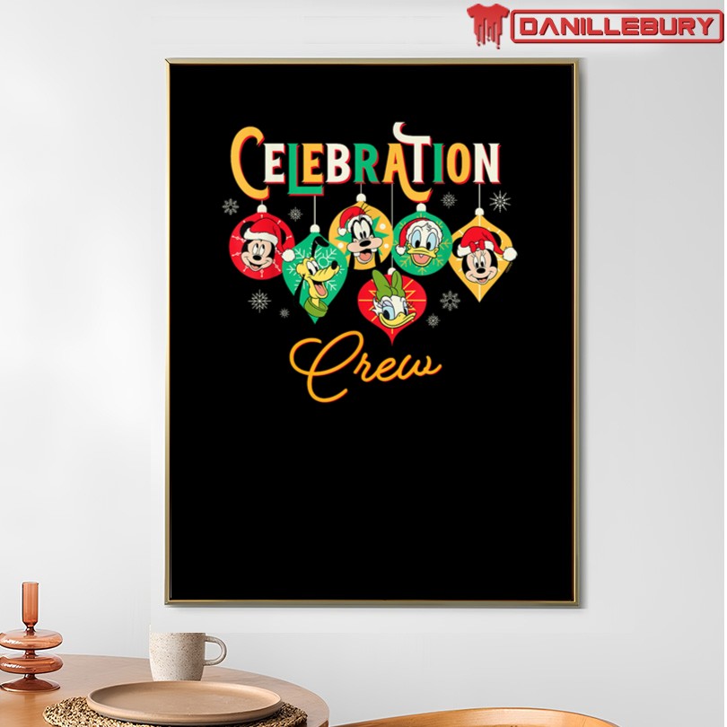 Disney Mickey & Friends Celebration Crew Family Holiday Trip T-Shirt - Image 4
