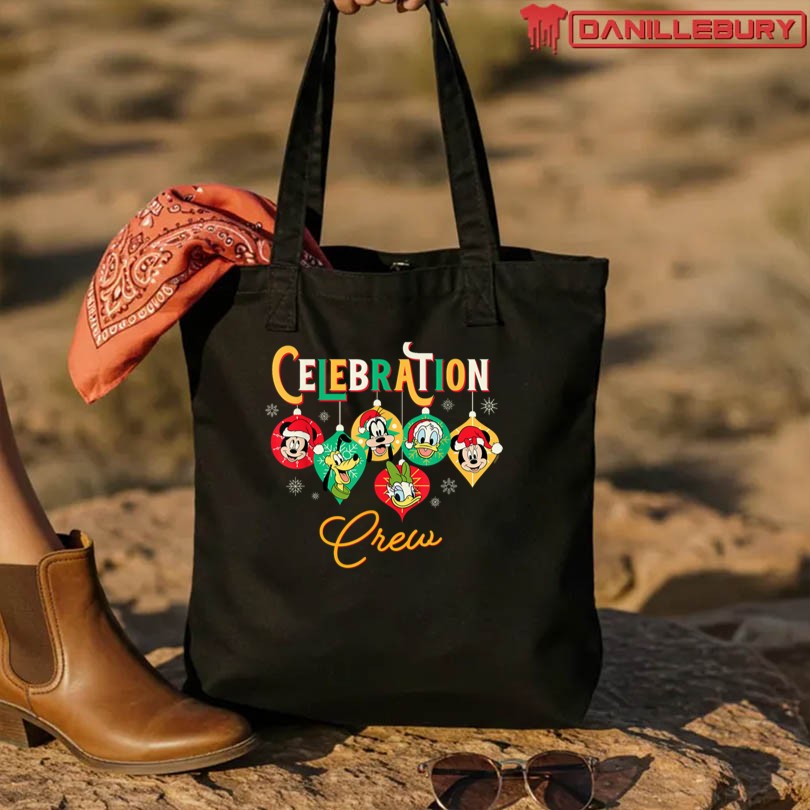 Disney Mickey & Friends Celebration Crew Family Holiday Trip T-Shirt - Image 3