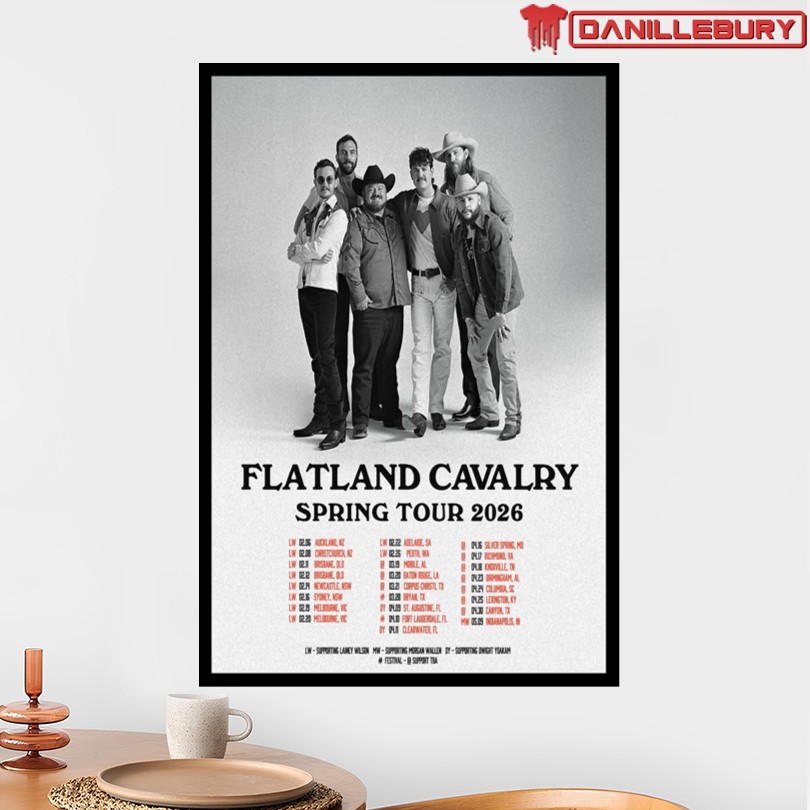 Flatland Cavalry 2026 Tour Spring Poster - Image 2