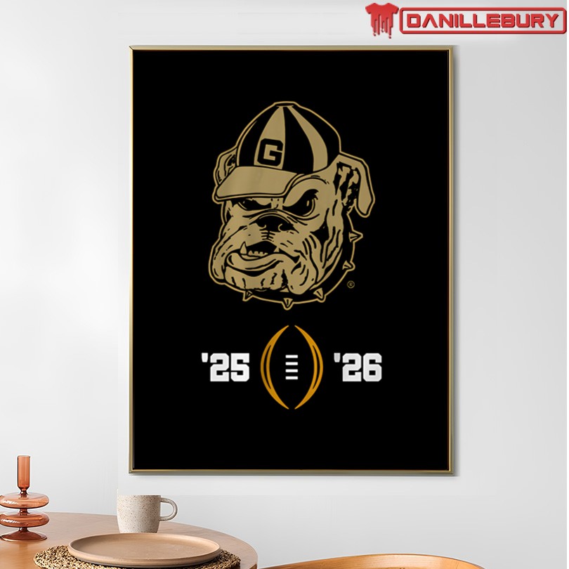 Georgia Football 2025-26 College Football Playoff T-Shirt - Image 4