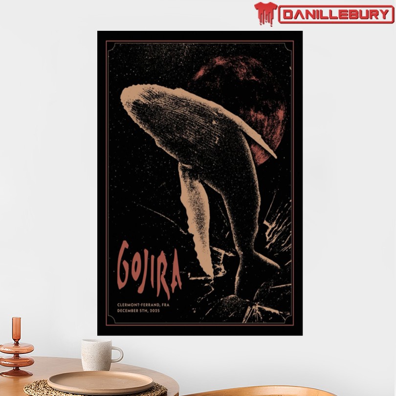 Gojira Dec 5 2025 Zenith De Clermont-Ferrand Clermont Ferrand FRA Poster - Image 2