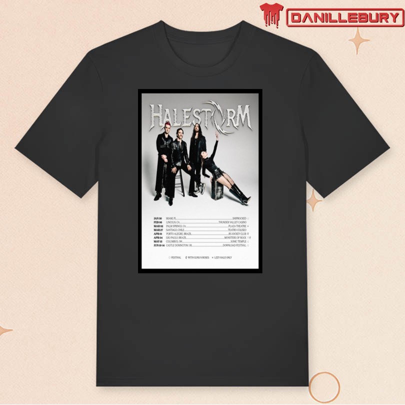 Halestorm 2026 Fall Tour Poster - Image 3