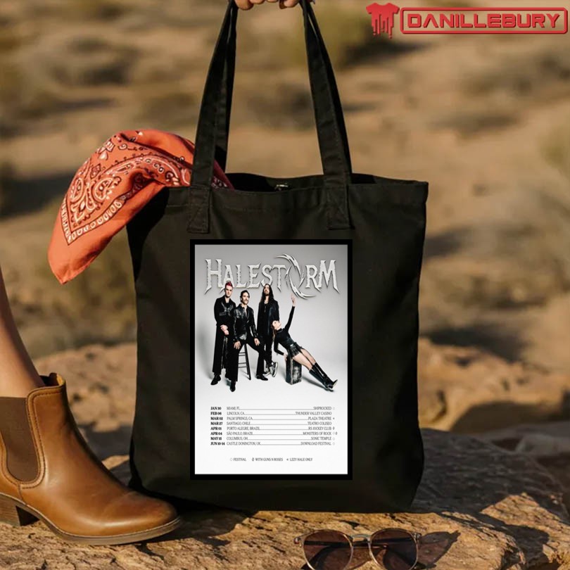 Halestorm 2026 Fall Tour Poster - Image 4