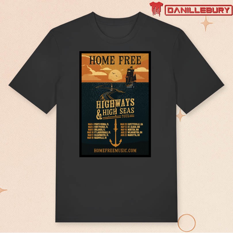Home Free Tour 2026 Highways & High Seas Poster - Image 3
