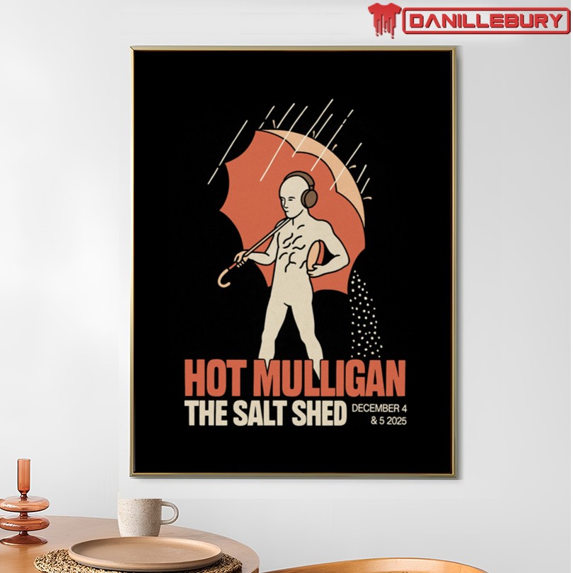 Hot Mulligan Dec 4 2025 The Salt Shed Chicago IL Event Tee - Image 4