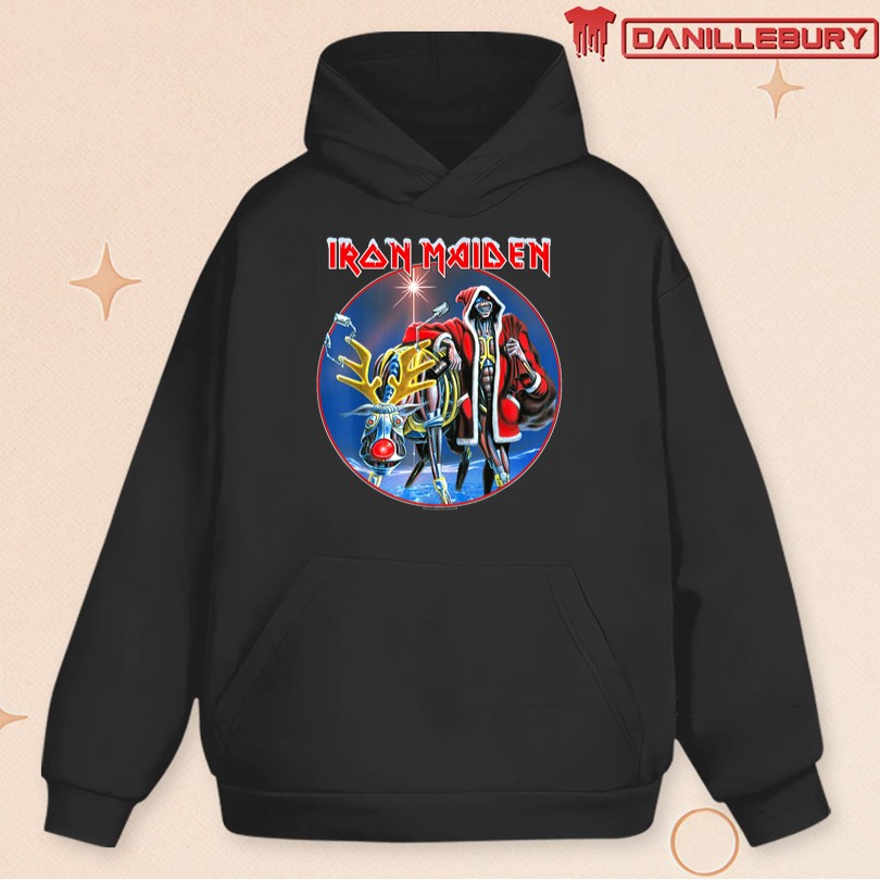 Iron Maiden Santa Eddie Xmas Tee - Image 2