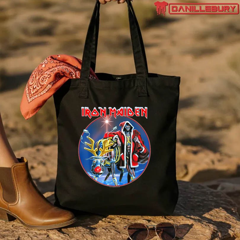 Iron Maiden Santa Eddie Xmas Tee - Image 3