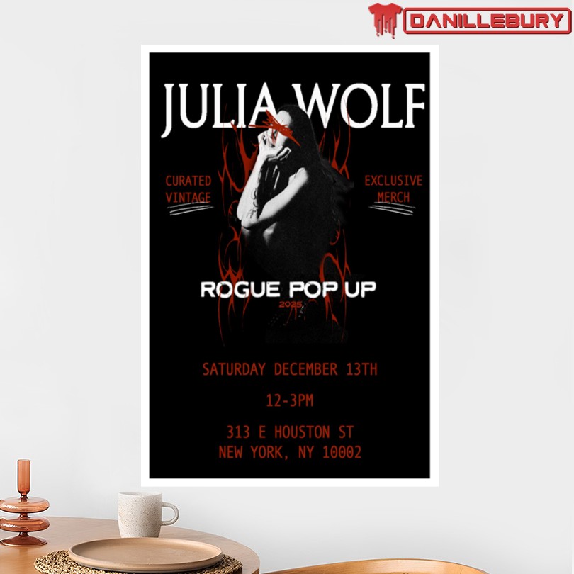 Julia Wolf December 13th 2025 Brooklyn Tour Poster - Image 2