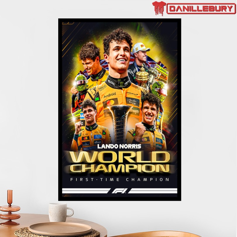 Lando Norris Debut World Title 2025 Poster - Image 2