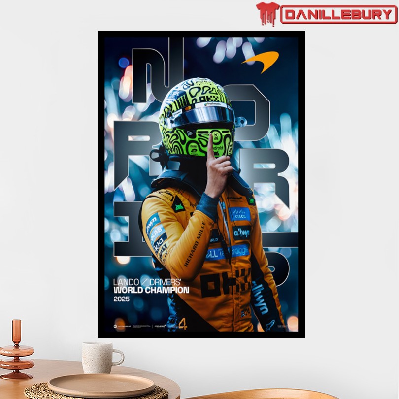 Lando Norris First World Drivers Title 2025 Poster - Image 2