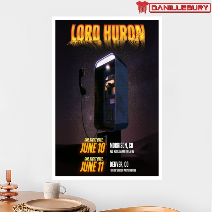 Lord Huron Jun 10-11 2026 Colorado Tour Poster - Image 2