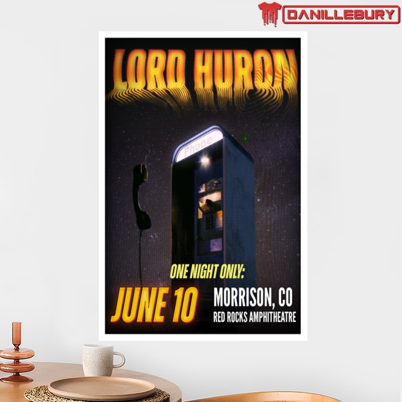 Lord Huron Red Rocks Amphitheatre June 10 2026 Show Poster - Image 2