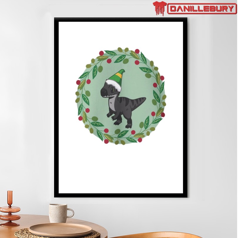 Melanistic Allosaurus Holiday Merch - Image 4