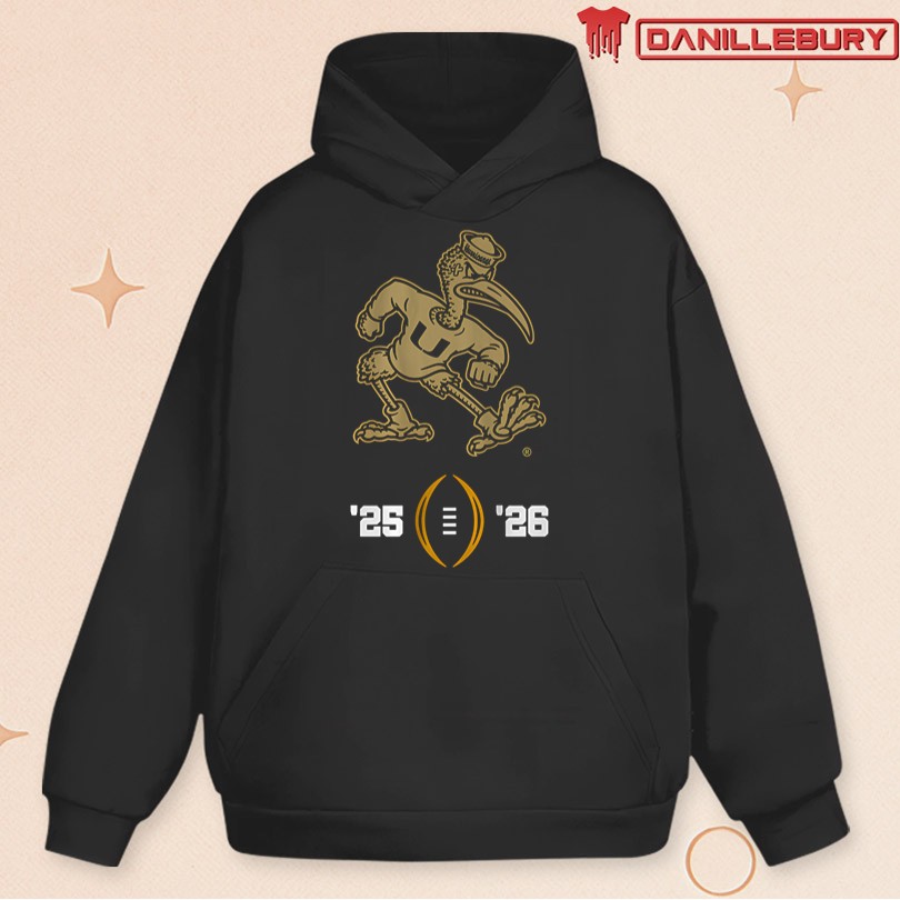 Miami Football 2025-26 College Football Playoff T-Shirt - Image 2