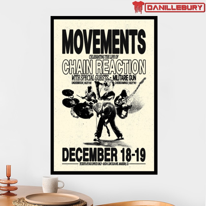 Movements Dec 18-19 2025 Chain Reaction Anaheim CA Poster - Image 2