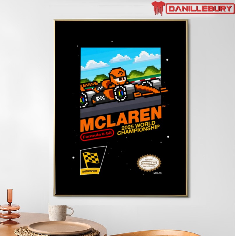 Official Lando Norris 8-bit Game 2025 World Championship Merch - Image 4