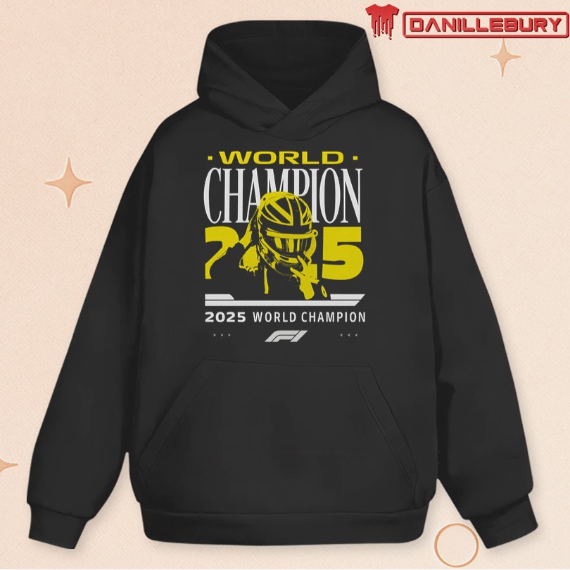 Official Lando Norris Formula 1 World Champion Graphic T-Shirt - Image 2