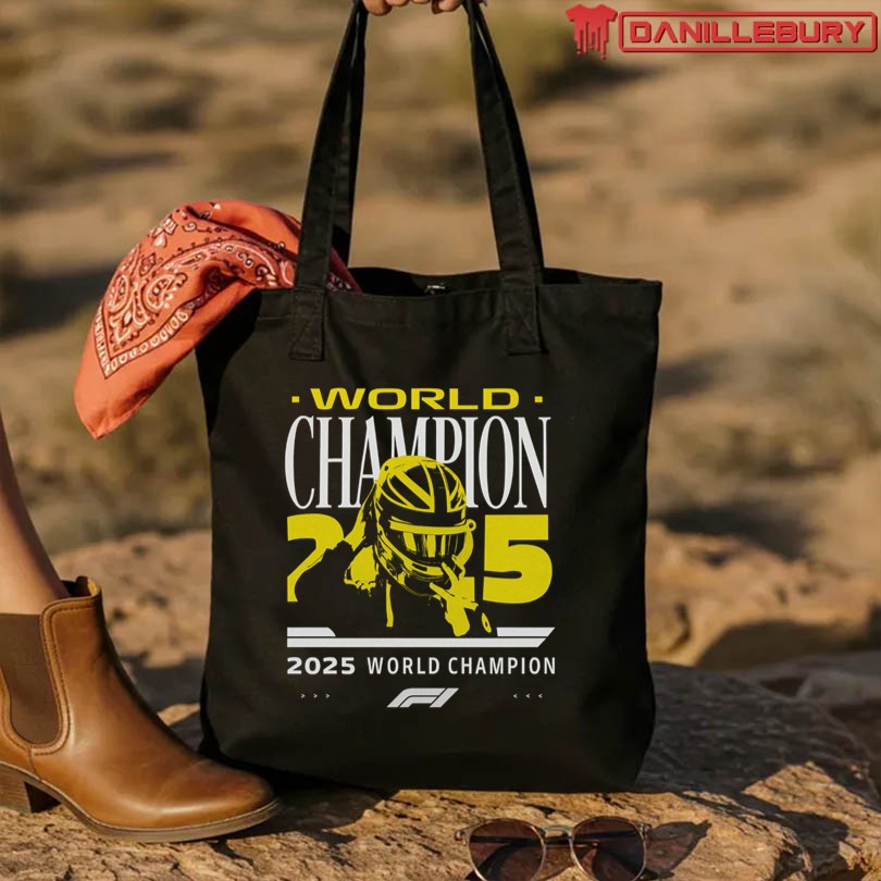 Official Lando Norris Formula 1 World Champion Graphic T-Shirt - Image 3