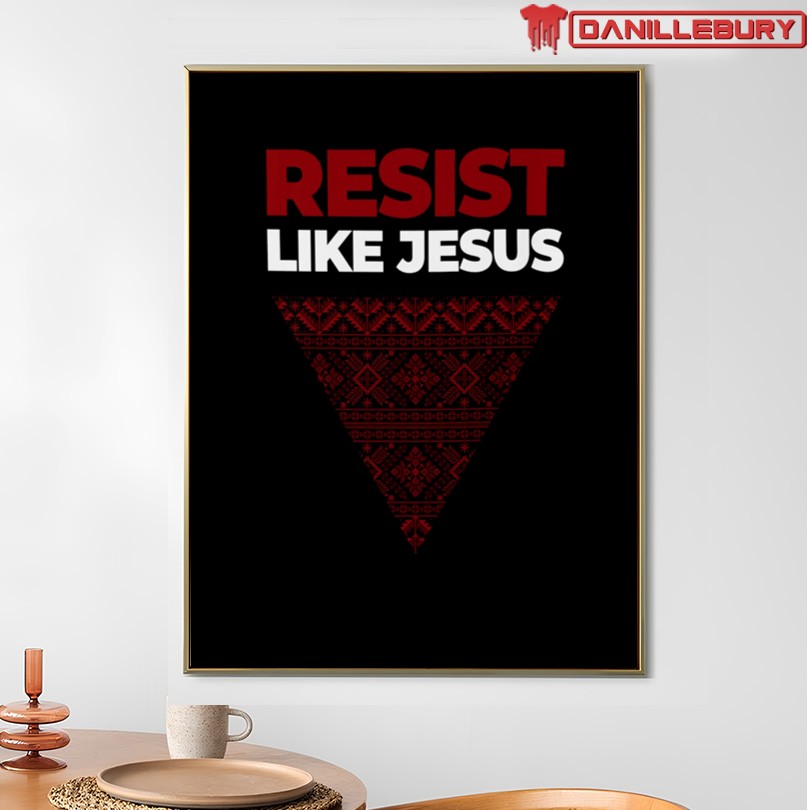 Official The Cradle Christmas Edition Resis Like Jesus T-Shirt - Image 4