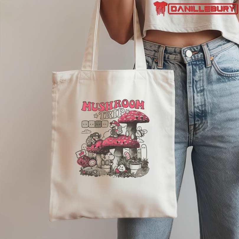 Official The Yetee Mushroom Trip Merch - Image 3