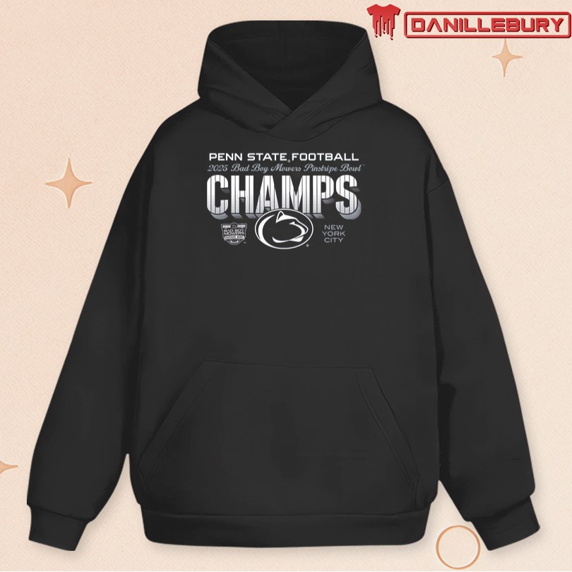 Penn State 2025 Pinstripe Bowl Champs T-Shirt - Image 2