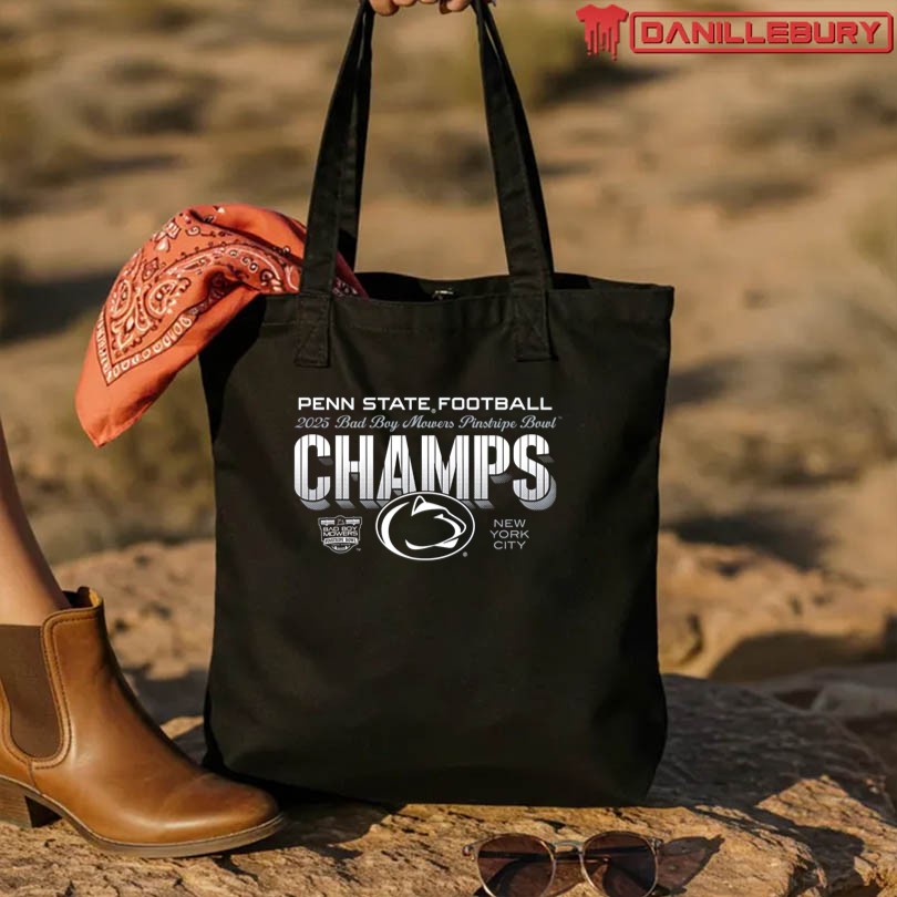Penn State 2025 Pinstripe Bowl Champs T-Shirt - Image 3