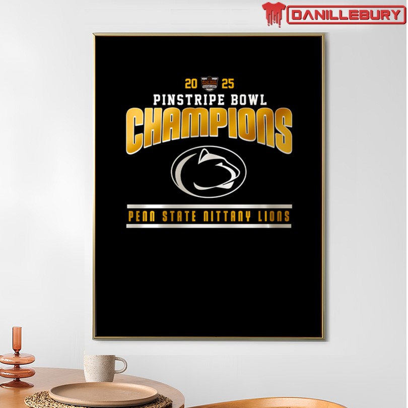 Penn State Nittany Lions Pinstripe Bowl Champions 2025 Merch - Image 4