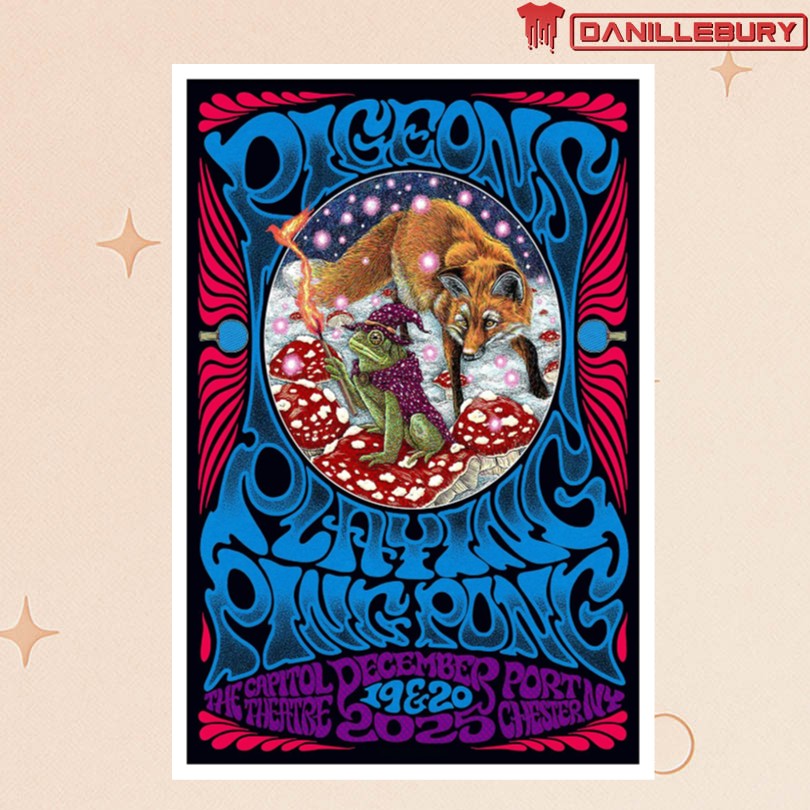 Pigeons Playing Ping Pong Capitol Theatre Dec 19 20 2025 Poster