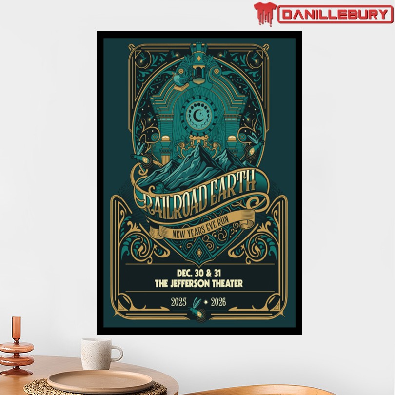 Railroad Earth December 30-31 2025 Charlottesville Poster - Image 2